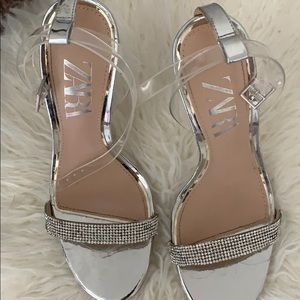 Only worn once Zara heels